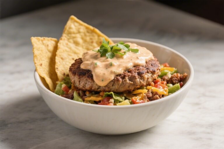 Keto Creamy Taco Hamburger Bowl – A Comforting, Low-Carb Favorite