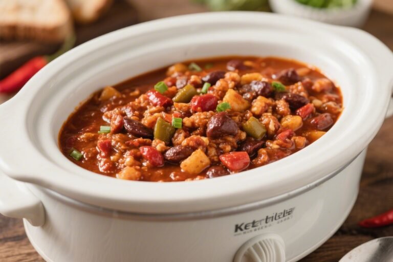 Keto Crockpot Spicy Chili – Easy, Hearty, and Full of Flavor