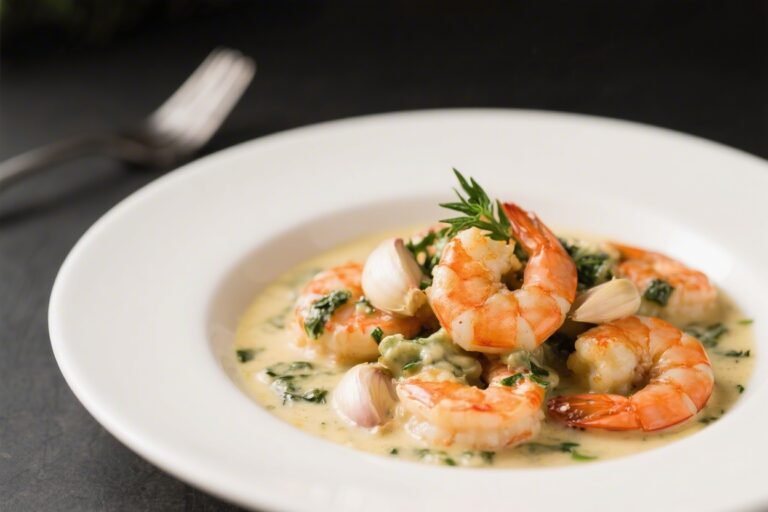 Creamy Garlic Tuscan Shrimp – Rich, Comforting, and Weeknight-Friendly