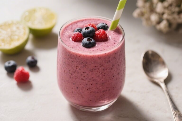 Keto Berry Smoothie – Creamy, Low-Carb, and Refreshing
