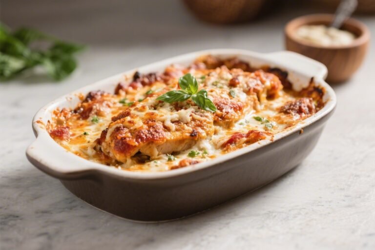 Keto Chicken Parmesan Bake – Comforting, Low-Carb, and Weeknight Easy
