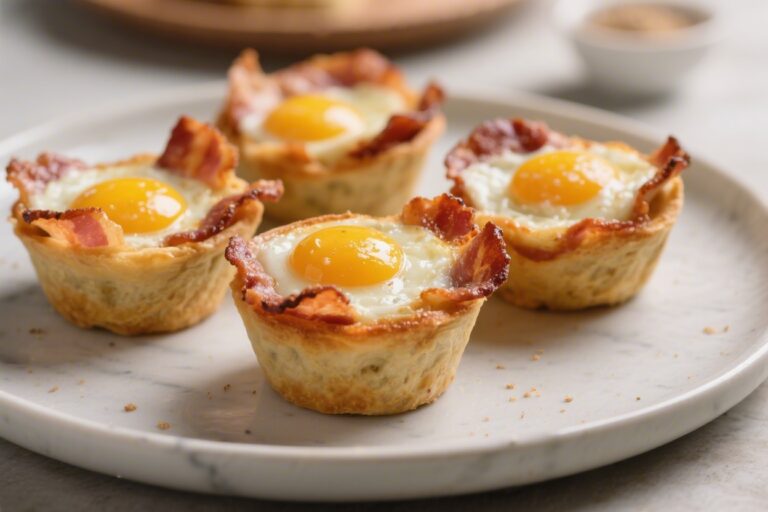 5-Ingredient Keto Bacon Egg Cups – Easy, Protein-Packed Breakfast