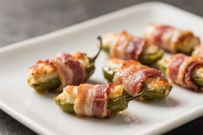 Bacon Wrapped Jalapeño Poppers – Crispy, Creamy, Crowd-Pleasing Bites