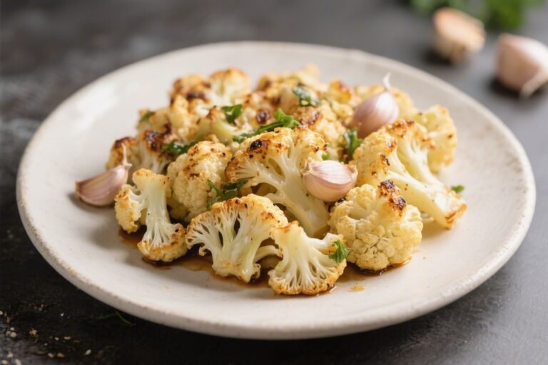 Keto Roasted Garlic Cauliflower – Simple, Flavorful, and Low-Carb