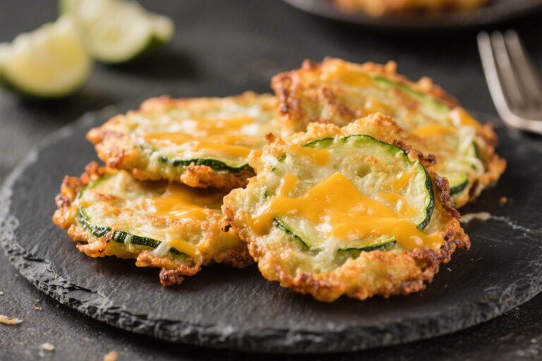 Cheesy Zucchini Fritters – Crispy, Savory, and Easy to Make