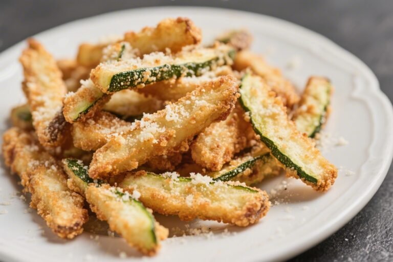 Crispy Parmesan Zucchini Fries – Golden, Savory, and Easy to Make