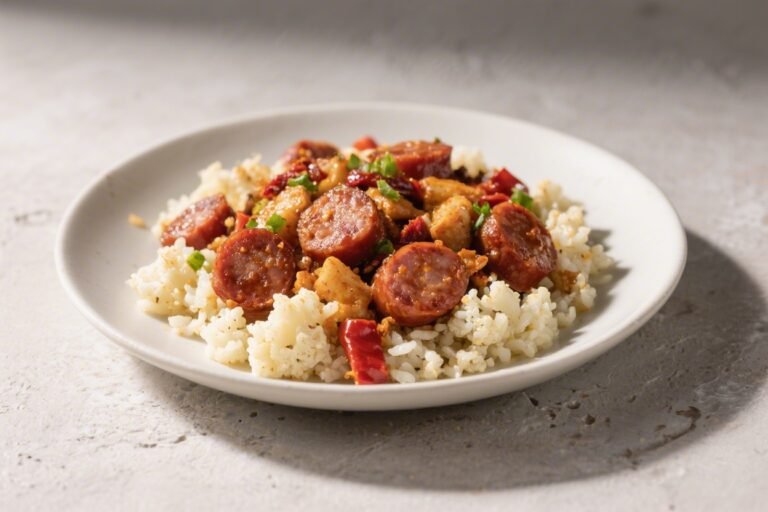 Cajun Sausage & Cauliflower Rice – Bold Flavor, Weeknight Easy