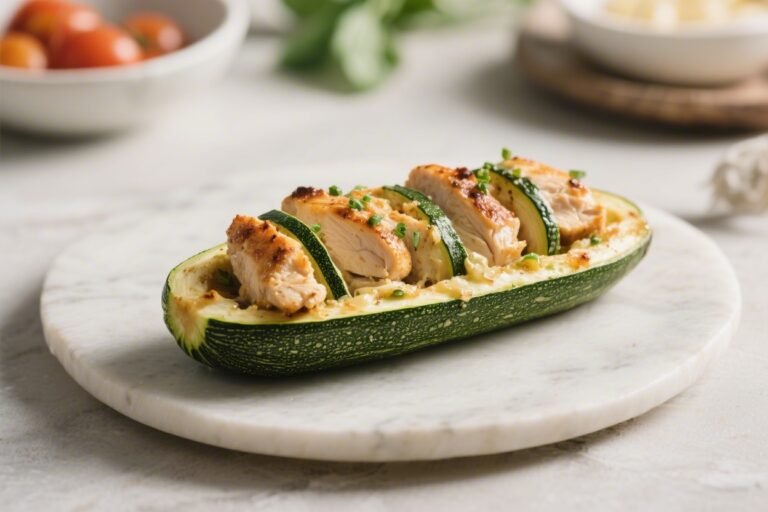 Keto Chicken Zucchini Boats – A Simple, Satisfying Low-Carb Dinner