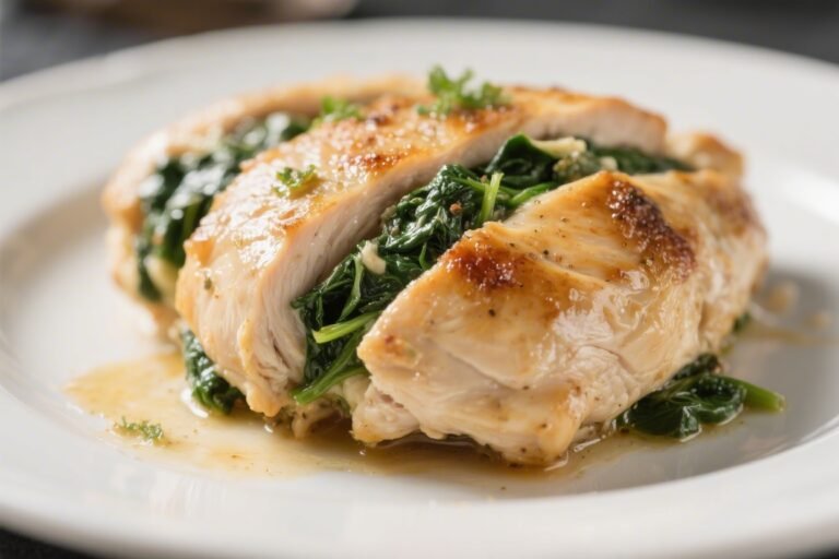 Spinach Stuffed Chicken Breast – A Creamy, Comforting Dinner Favorite