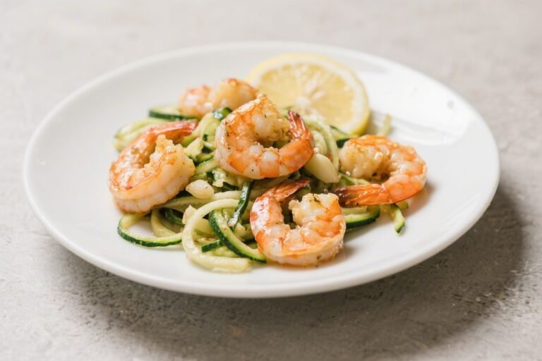 Lemon Garlic Shrimp & Zoodles – Bright, Fast, and Satisfying
