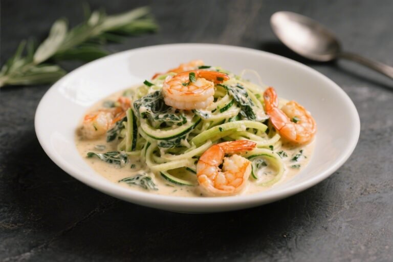 Creamy Tuscan Shrimp & Zoodles – A Light, Rich Weeknight Favorite