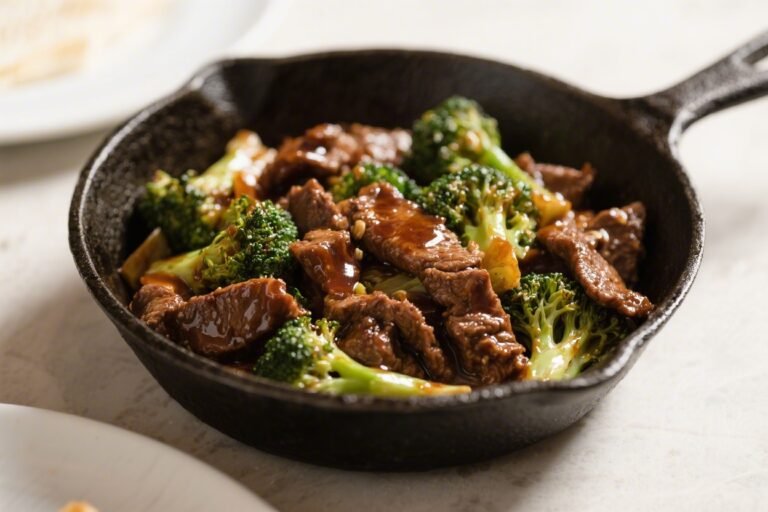 Teriyaki Beef & Broccoli Skillet – Fast, Flavorful, Weeknight Favorite