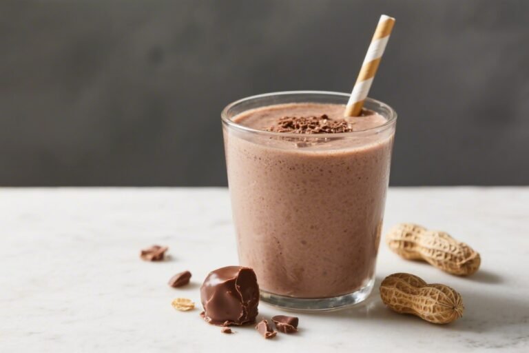 Keto Peanut Butter Chocolate Fat Bomb Smoothie – Rich, Creamy, and Satisfying