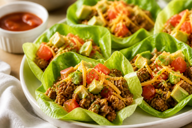 Keto Turkey Taco Lettuce Wraps – Fresh, Fast, and Flavor-Packed