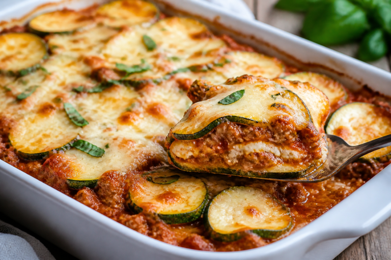 Ground Turkey Parmesan Zucchini Bake – A Cozy, Lighter Weeknight Favorite
