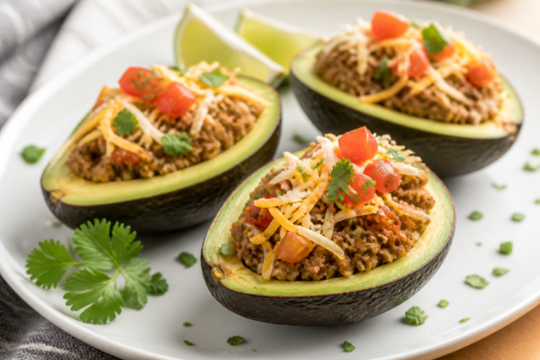 Keto Turkey Taco Stuffed Avocados – A Fresh, Satisfying Low-Carb Meal