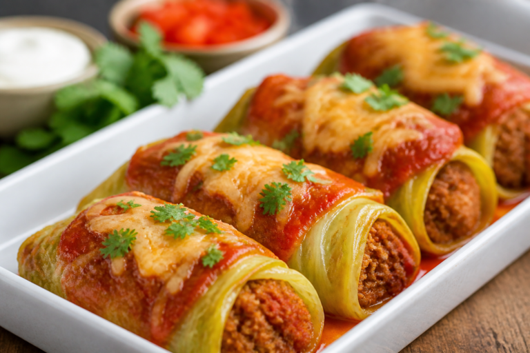 Keto Turkey Taco Cabbage Rolls – A Fresh, Flavor-Packed Dinner
