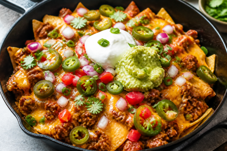 Keto Ground Turkey Nacho Skillet – A Fast, Flavor-Packed Weeknight Favorite