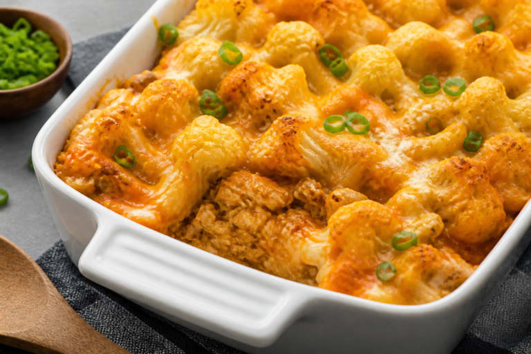 Ground Turkey Buffalo Cauliflower Bake – A Spicy, Comforting Weeknight Dinner