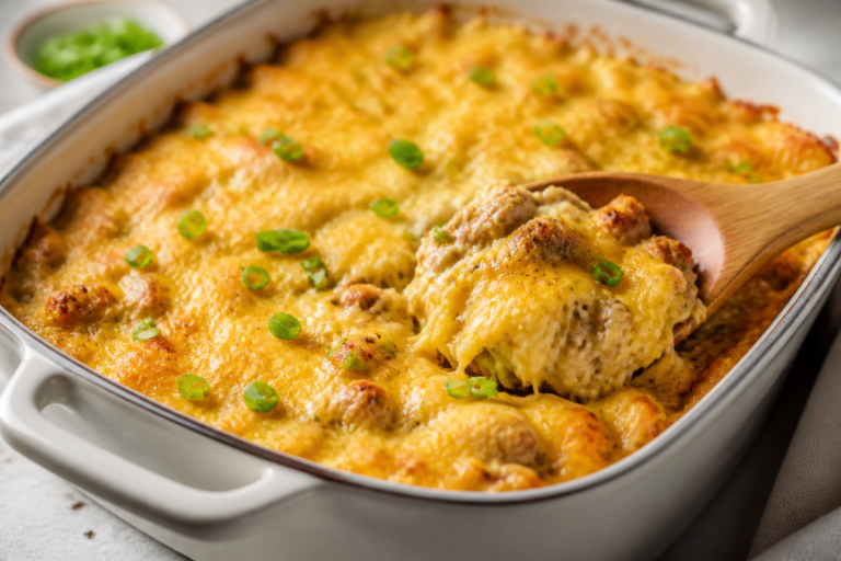 Ground Turkey Crack Casserole – A Cozy, Crowd-Pleasing Weeknight Bake