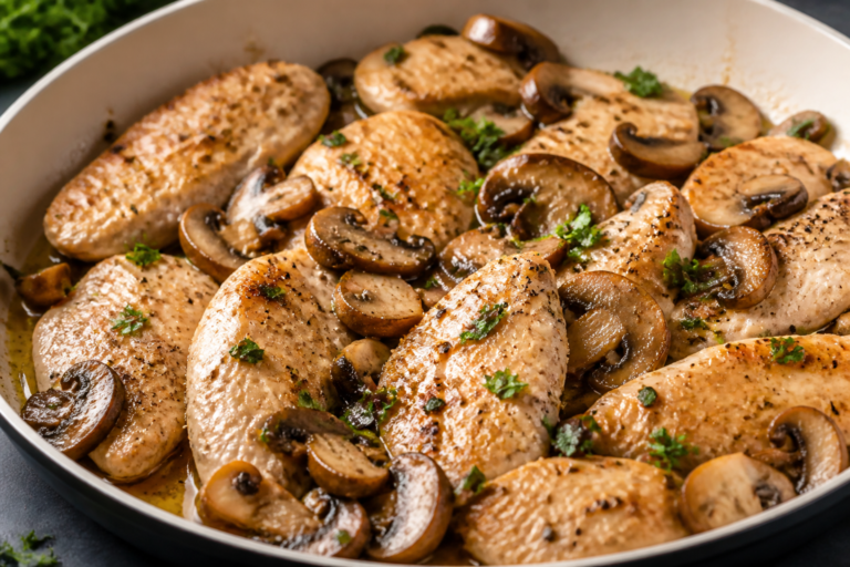 Keto Turkey Garlic Butter Mushrooms – Simple, Savory, and Satisfying