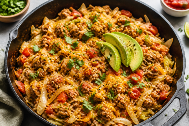 Keto Turkey Taco Cabbage Skillet – A Fast, Flavorful Weeknight Dinner