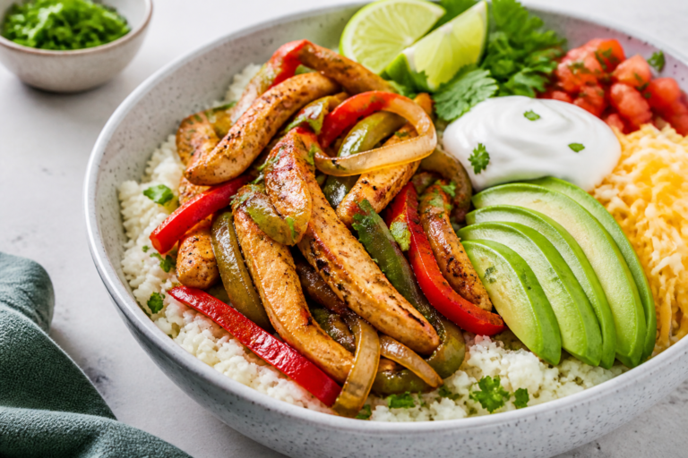 Keto Turkey Fajita Bowls – Fresh, Flavorful, and Low-Carb