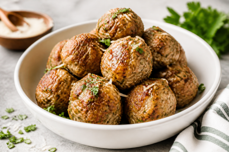 Keto Turkey Italian Herb Meatballs – Simple, Juicy, and Low-Carb