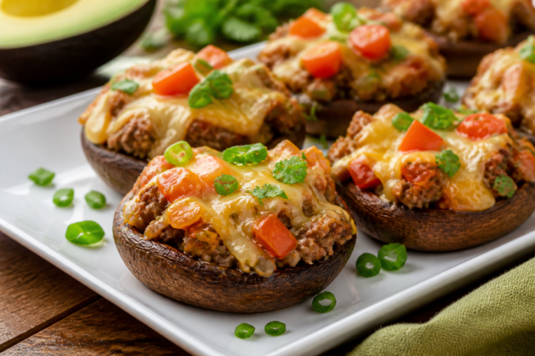 Keto Turkey Taco Stuffed Mushrooms – A Flavor-Packed Low-Carb Favorite