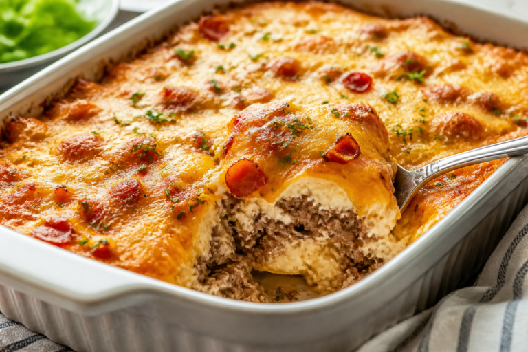 Million Dollar Keto Ground Turkey Casserole – Cozy, Cheesy, Low-Carb Comfort