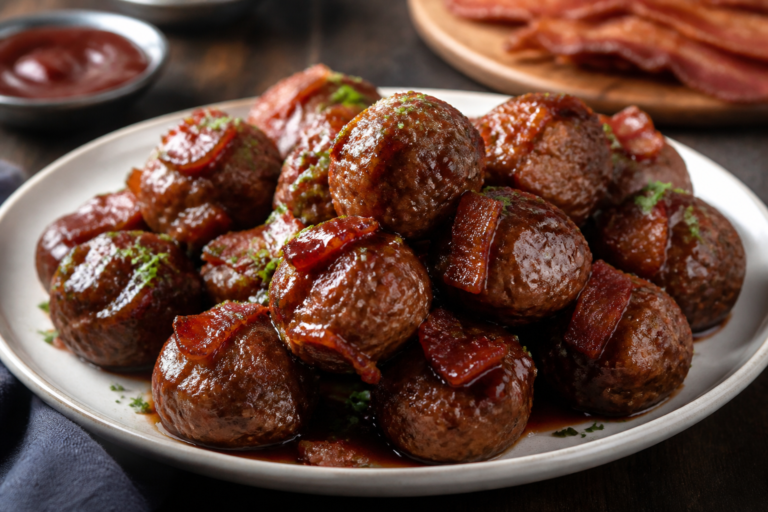 Keto BBQ Bacon Meatballs – Juicy, Smoky, and Low-Carb Comfort Food