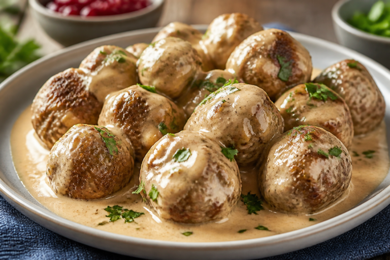 Keto Swedish Meatballs – Comforting, Creamy, and Low-Carb