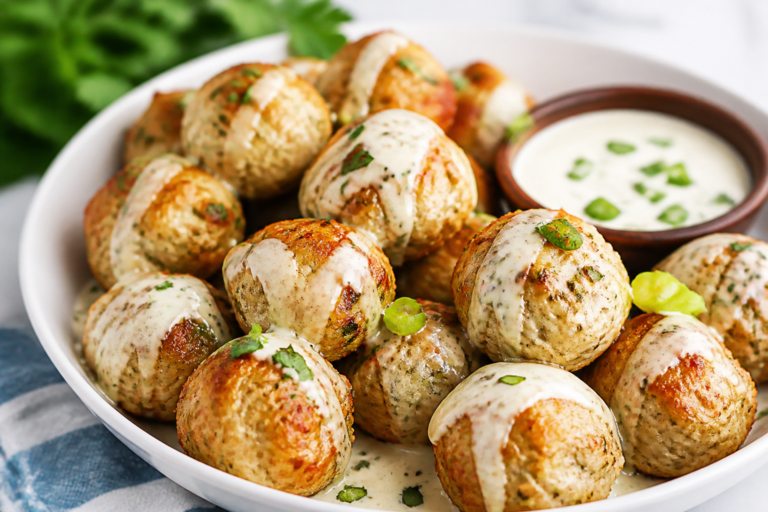 Keto Ranch Chicken Meatballs – Juicy, Flavor-Packed, and Low-Carb