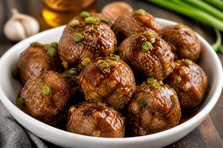 Keto Honey Garlic Meatballs – Tender, Saucy, and Low-Carb