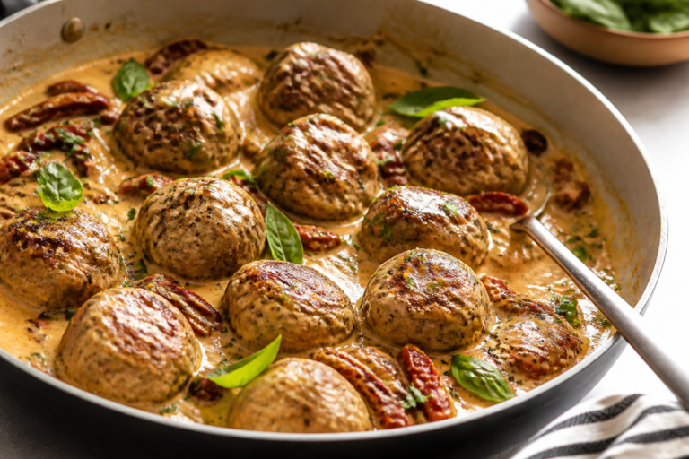 Keto Marry Me Meatballs – Creamy, Savory, and Low-Carb Comfort