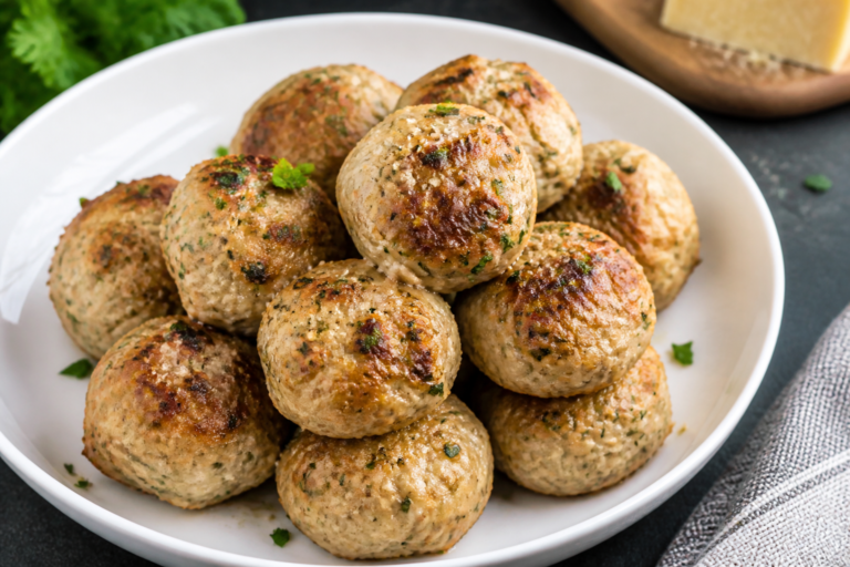 Keto Garlic Parmesan Chicken Meatballs – Easy, Flavor-Packed, and Low-Carb