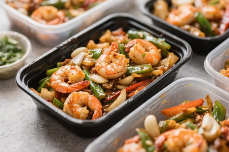 Keto Garlic Shrimp Stir Fry Meal Prep – Fast, Flavorful, and Low-Carb