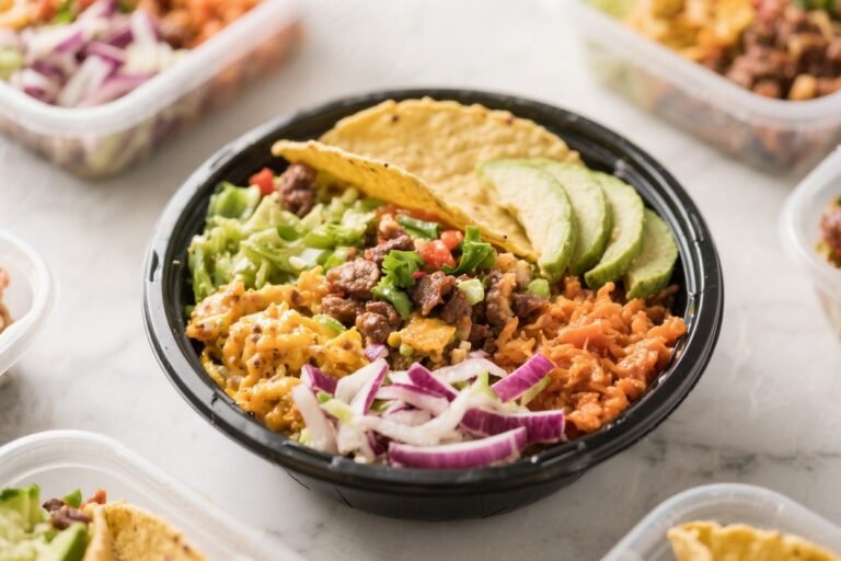 Keto Loaded Taco Bowl Meal Prep – Easy, Flavor-Packed Lunches All Week