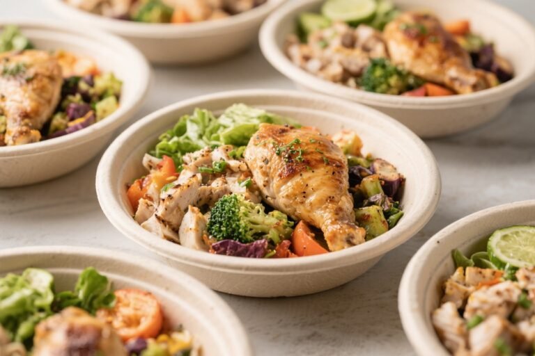 Keto Chicken Thigh Meal Prep Bowls – Easy, Flavorful, and Low-Carb