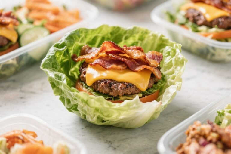 Bacon Cheeseburger Lettuce Bowl Meal Prep – A Fresh, Satisfying Make-Ahead Lunch