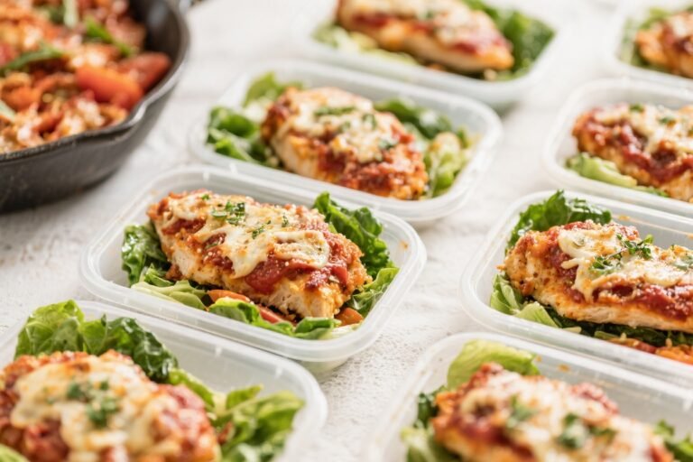 Keto Chicken Parmesan Meal Prep – Crispy, Saucy, and Ready for the Week