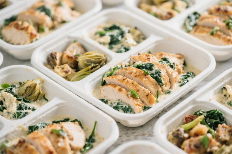 Creamy Spinach Artichoke Chicken Meal Prep – Comforting, Easy, and Ready All Week