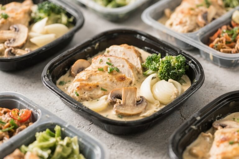 Creamy Garlic Mushroom Chicken Meal Prep – Comforting, Easy, and Make-Ahead Friendly
