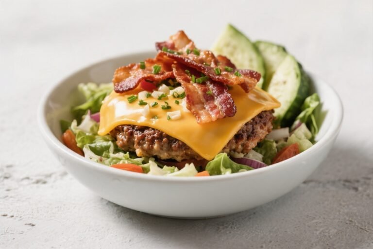 Keto Bacon Cheeseburger Bowls – A Satisfying Low-Carb Favorite