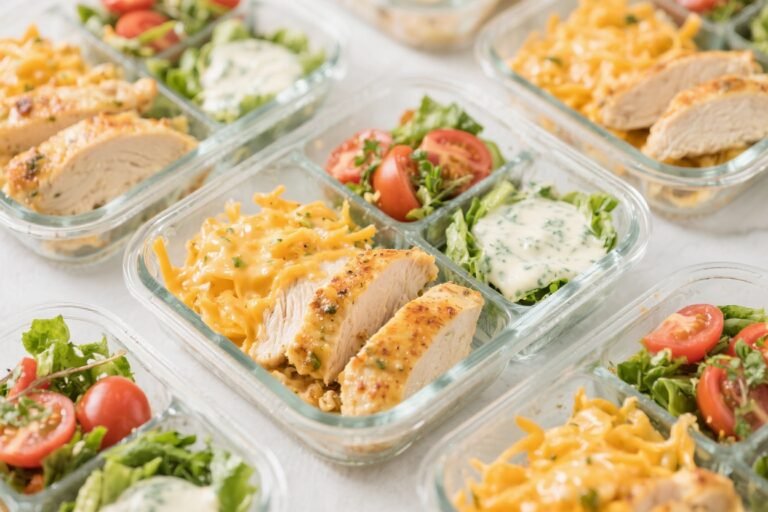 Cheesy Ranch Chicken Meal Prep – Easy, Comforting, and Ready for the Week