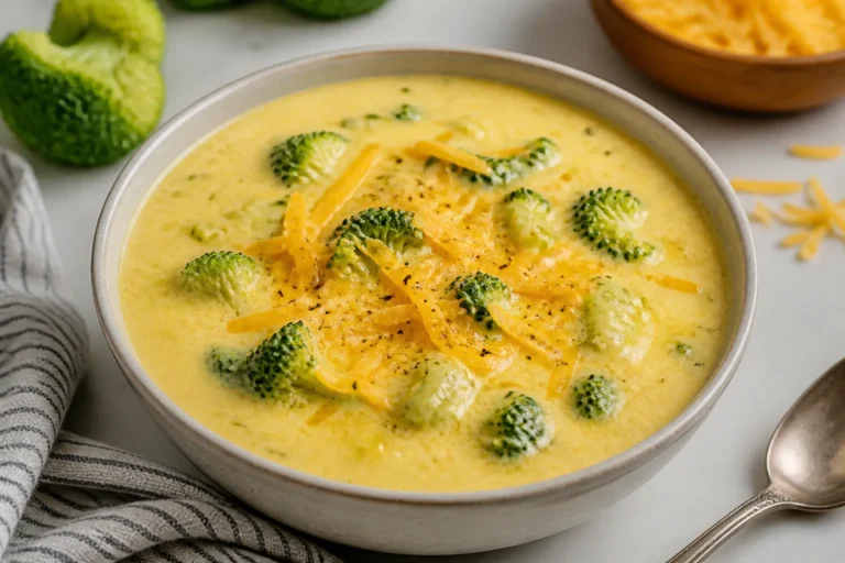 Keto Broccoli Cheddar Soup – Creamy, Comforting, and Low-Carb