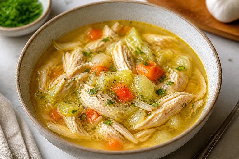 Keto Chicken and Cabbage Soup – Simple, Nourishing, and Low-Carb
