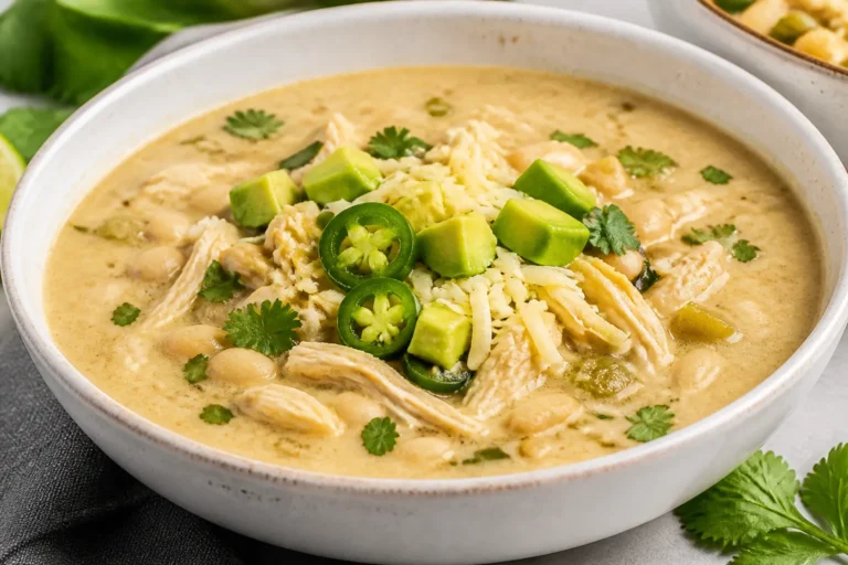 Keto White Chicken Chili – Creamy, Comforting, and Low-Carb