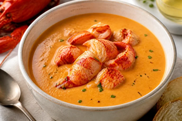Keto Creamy Lobster Bisque – Elegant, Low-Carb Comfort