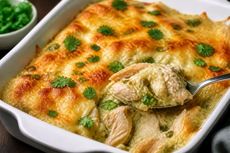 Keto Green Chile Chicken Casserole – Creamy, Comforting, And Low-Carb